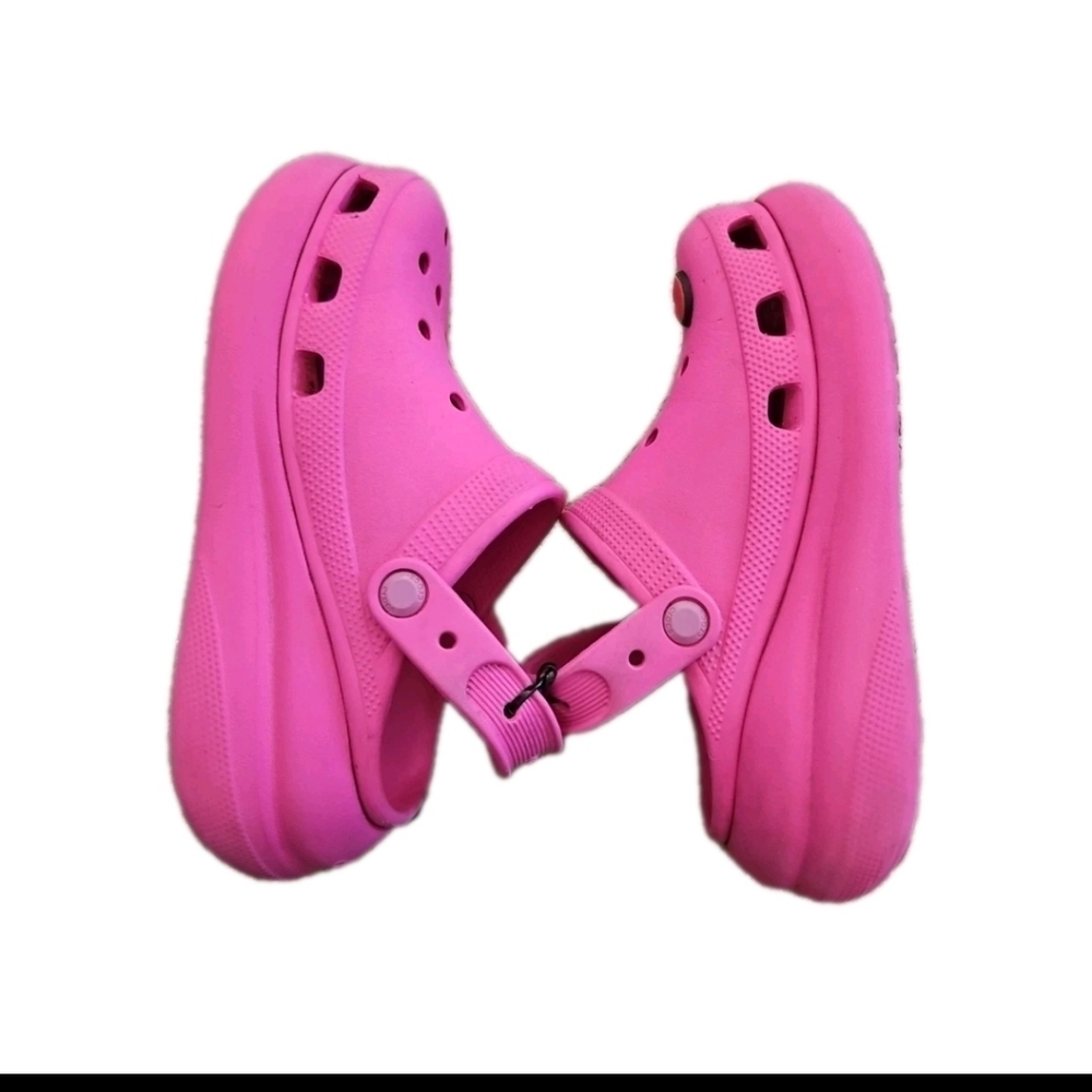 Crocs Classic Womens Pink Crush Platform Comfortable Slip-On Causal Clog 7 - Picture 7 of 13
